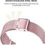 BDIG Correa Compatible para Redmi Smart Band 2 &Xiaomi Smart Band 8 Active, Metal Correa Redmi Band 2 Pulsera de Repuesto de