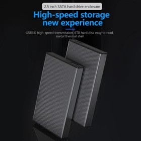 Blueendless-caja de disco duro de aluminio, carcasa de disco duro SATA