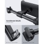 Homeet Soporte Tablet Coche Soporte para Reposacabezas Sporte del Asiento Trasero Soporte Base Ajustable 360° Silicona