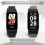 BTTNG Correa Elástica Compatible con Xiaomi Band 8 Active/Redmi Smart Band 2, 2 Pack Ajustable elástico de nylon Solo Loop