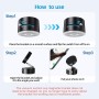 FiveMileBro Soporte Magnético para Teléfono con Succión al Vacío, Plegable, Retráctil y Ajustable 360°, Compatible con Todos los