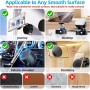 FiveMileBro Soporte Magnético para Teléfono con Succión al Vacío, Plegable, Retráctil y Ajustable 360°, Compatible con Todos los