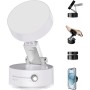 FiveMileBro Soporte Magnético para Teléfono con Succión al Vacío, Plegable, Retráctil y Ajustable 360°, Compatible con Todos los