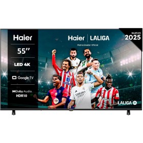 Haier Direct LED 4K UHD H55K85FUX - 55", Smart TV, Google TV, Dolby Audio, HDR10, Smart Remote Control, Google Assistant,