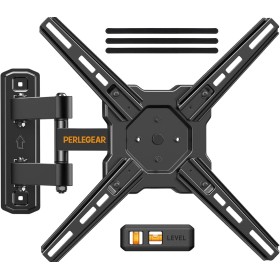 Perlegear Soporte de Pared para Televisores de 26–50 Pulgadas, Movimiento Completo Giratorio e Inclinable Soporte TV, Brazo TV