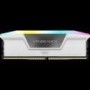 CORSAIR Vengeance RGB DDR5 RAM 64GB (2 x 32GB) 5600Mhz C36 Memoria de Computadora Compatible con iCUE - Blanco