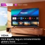 Hisense 43A6N - UHD 4K,VIDAA Smart TV, 43 Pulgadas, Dolby Vision, Modo Juego Plus, DTS Virtual X, Control por Voz televisor,