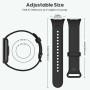 BDIG 10 piezas Correas Deportivas de Silicona Compatibles con Xiaomi Smart Band 9 Pro/8 Pro Mujer y Hombre, Pulseras de Repuesto