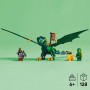 LEGO Ninjago Dragón Verde del Bosque de Lloyd de Juguete para Construir, Juego Ninja con 2 Minifiguras con Catana y Armas,