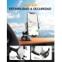 CIRYCASE Soporte Movil Coche, 360° Rotación Suporte Telemovel Carro Universal para Parabrisas/Salpicadero [Succión Ultra