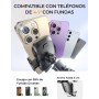 CIRYCASE Soporte Movil Coche, 360° Rotación Suporte Telemovel Carro Universal para Parabrisas/Salpicadero [Succión Ultra