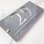 Custom Modern Two-Tone Acrylic 3D Floating House Numbers - Personalized Address Plaque for Stylish Outdoor Décor - Weatherproof