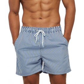 TMEOG Bañador Hombre Pantalones Cortos de Baño Bañadores Surf Playa Hombre Traje de Baño Secado Rápido Shorts de Natación con