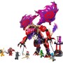 LEGO Ninjago Dragón del Caos: Colmillo Tronador Juguete de Construcción, Juego de Combate con 6 Minifiguras con Armas Ninja,