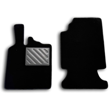 Alfombrillas para Smart For Two W451 2007-2014, a Medida, Antideslizantes, con talonera de Goma