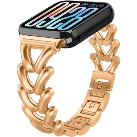 KeHowy Correa para Xiaomi Smart Band 9 Pro/Band 8 Pro/Xiaomi Redmi Watch 5/Watch 4, Metal Correa Pulsera de Repuesto de Acero