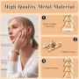 KeHowy Correa para Xiaomi Smart Band 9 Pro/Band 8 Pro/Xiaomi Redmi Watch 5/Watch 4, Metal Correa Pulsera de Repuesto de Acero