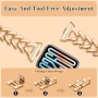 KeHowy Correa para Xiaomi Smart Band 9 Pro/Band 8 Pro/Xiaomi Redmi Watch 5/Watch 4, Metal Correa Pulsera de Repuesto de Acero
