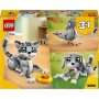 LEGO Creator 3 en 1 Gato Juguetón de Juguete - Transformable en Figura Articulada de Perro o Paloma - Juego con Animales -