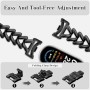 KeHowy Correa para Xiaomi Smart Band 9 Pro/Band 8 Pro/Xiaomi Redmi Watch 5/Watch 4, Metal Correa Pulsera de Repuesto de Acero