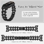 KeHowy Correa para Xiaomi Smart Band 9 Pro/Band 8 Pro/Xiaomi Redmi Watch 5/Watch 4, Metal Correa Pulsera de Repuesto de Acero