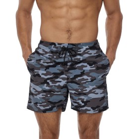 TMEOG Bañador Hombre Pantalones Cortos de Baño Bañadores Surf Playa Hombre Traje de Baño Secado Rápido Shorts de Natación con