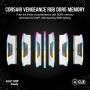 Corsair Vengeance RGB DDR5 32GB (2x16GB) 6000Mhz C40 Memoria per Desktop (Regulación Voltaje a Bordo, perfiles XMP 3.0