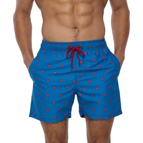 TMEOG Bañador Hombre Pantalones Cortos de Baño Bañadores Surf Playa Hombre Traje de Baño Secado Rápido Shorts de Natación con