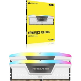 Corsair Vengeance RGB DDR5 32GB (2x16GB) 6000Mhz C40 Memoria per Desktop (Regulación Voltaje a Bordo, perfiles XMP 3.0