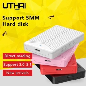 Caja HDD SATA USB 3,0-3,1 de 15mm y 2,5 pulgadas, SSD, portátil, escri