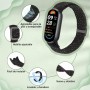Janpso Correas elásticas trenzadas compatibles con Xiaomi Smart Band 9/8 mujeres hombres, pulseras elásticas ajustables Loop