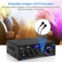 HiFi Audio Amplificador, AK45 Bluetooth5.0 Amplificador de Potencia de Audio 2.0CH 40Wx2 Salida MAX 400W Receptor estéreo para