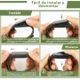 BTTNG Correa Compatible con Xiaomi Band 8 Active/Redmi Smart Band 2 Mujeres Hombres, 2 Pack de Pulseras Ajustable de Un Solo