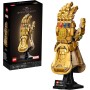 LEGO Marvel Guantelete del Infinito, Maqueta del Guante de Thanos de los Vengadores, Regalo para Hombres y Mujeres y Frans de
