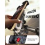 Glangeh Soporte Movil Bicicleta, [Abrazadera Reforzada] Soporte Movil Moto con Bloqueo Seguro, Universal Suporte Telemóvel Moto
