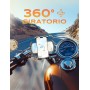 Glangeh Soporte Movil Bicicleta, [Abrazadera Reforzada] Soporte Movil Moto con Bloqueo Seguro, Universal Suporte Telemóvel Moto