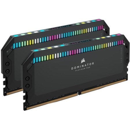 Corsair Dominator Platinum RGB DDR5 64 GB (2x32 GB) 5600MHz C40 Memoria per Desktop (Regulación de Voltaje integrada,