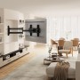 Perlegear Soporte TV Pared con Brazo Articulado Extralargo para Pantallas Planas y Curvas de 32-75 Pulgadas, Soporte TV
