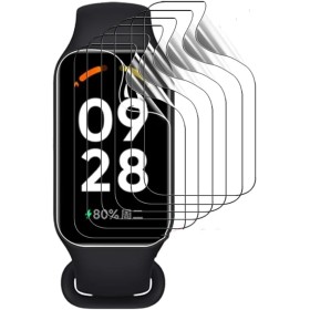 Snailcanfly Película de hidrogel 5pcs para Xiaomi Smart Band 8 Active,Mi band 8 Active 1.47" Smart Watch Protector de pantalla