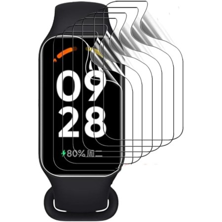 Snailcanfly Película de hidrogel 5pcs para Xiaomi Smart Band 8 Active,Mi band 8 Active 1.47" Smart Watch Protector de pantalla
