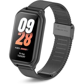 MIJOBS Correa de Metal para Xiaomi Smart Band 8 Active Pulsera, Exquisita Correa Compatible con Xiaomi Smart Band 8 Active