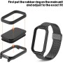 MIJOBS Correa de Metal para Xiaomi Smart Band 8 Active Pulsera, Exquisita Correa Compatible con Xiaomi Smart Band 8 Active