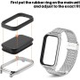 MIJOBS Correa de Metal para Xiaomi Smart Band 8 Active Pulsera, Exquisita Correa Compatible con Xiaomi Smart Band 8 Active