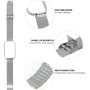 MIJOBS Correa de Metal para Xiaomi Smart Band 8 Active Pulsera, Exquisita Correa Compatible con Xiaomi Smart Band 8 Active