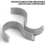 MIJOBS Correa de Metal para Xiaomi Smart Band 8 Active Pulsera, Exquisita Correa Compatible con Xiaomi Smart Band 8 Active