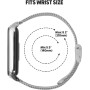 MIJOBS Correa de Metal para Xiaomi Smart Band 8 Active Pulsera, Exquisita Correa Compatible con Xiaomi Smart Band 8 Active