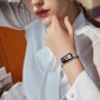 MIJOBS Correa de Metal para Xiaomi Smart Band 8 Active Pulsera, Exquisita Correa Compatible con Xiaomi Smart Band 8 Active