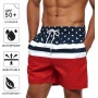 TMEOG Bañador Hombre Pantalones Cortos de Baño Bañadores Surf Playa Hombre Traje de Baño Secado Rápido Shorts de Natación con