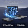 Unitek M2 NVMe SSD carcasa SATA a USB C 3,2 10Gbps UASP adaptador de d
