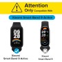 ivoler 3 Piezas Funda para Xiaomi Smart Band 9 Active/Redmi Band 3 (No para Xiaomi Mi Band 9), Protección Completa Protector de